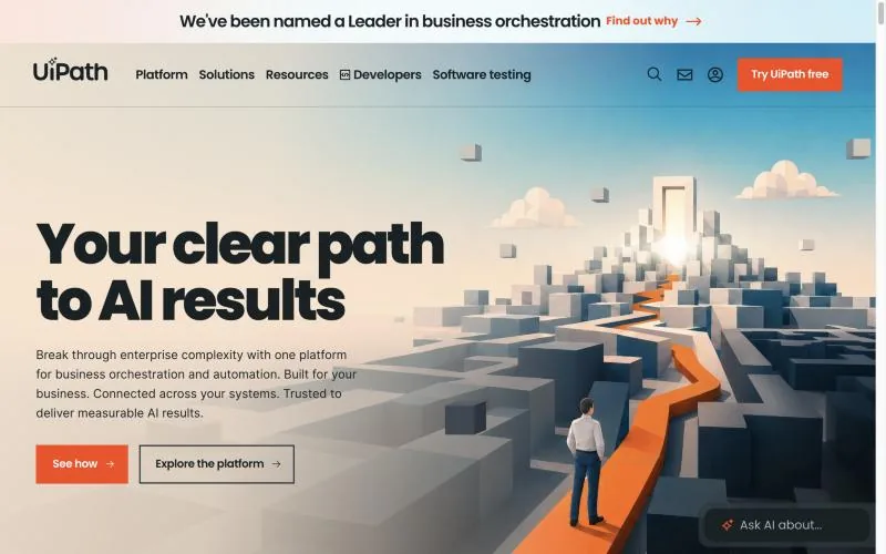 UiPath official page at uipath.com