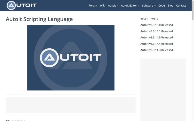 AutoIt official page at autoitscript.com